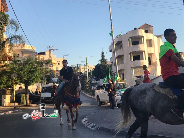 فيديو : الخياله القسماوية تجوب شوارع المدينة في مسيرة احتفالية بقدوم شهر رمضان المبارك 